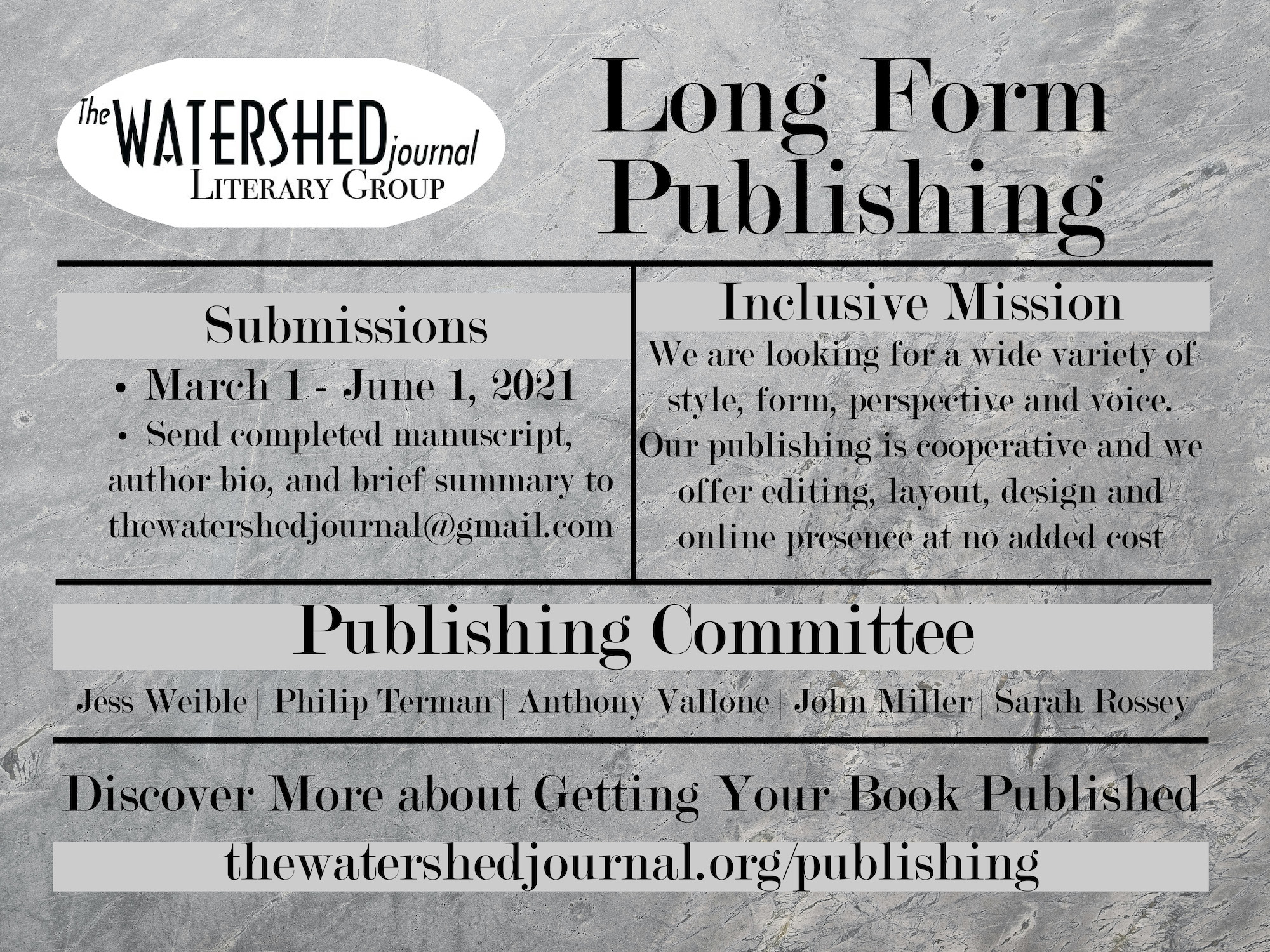 Read more about the article Manuscript Submissions Accepted Until June 1