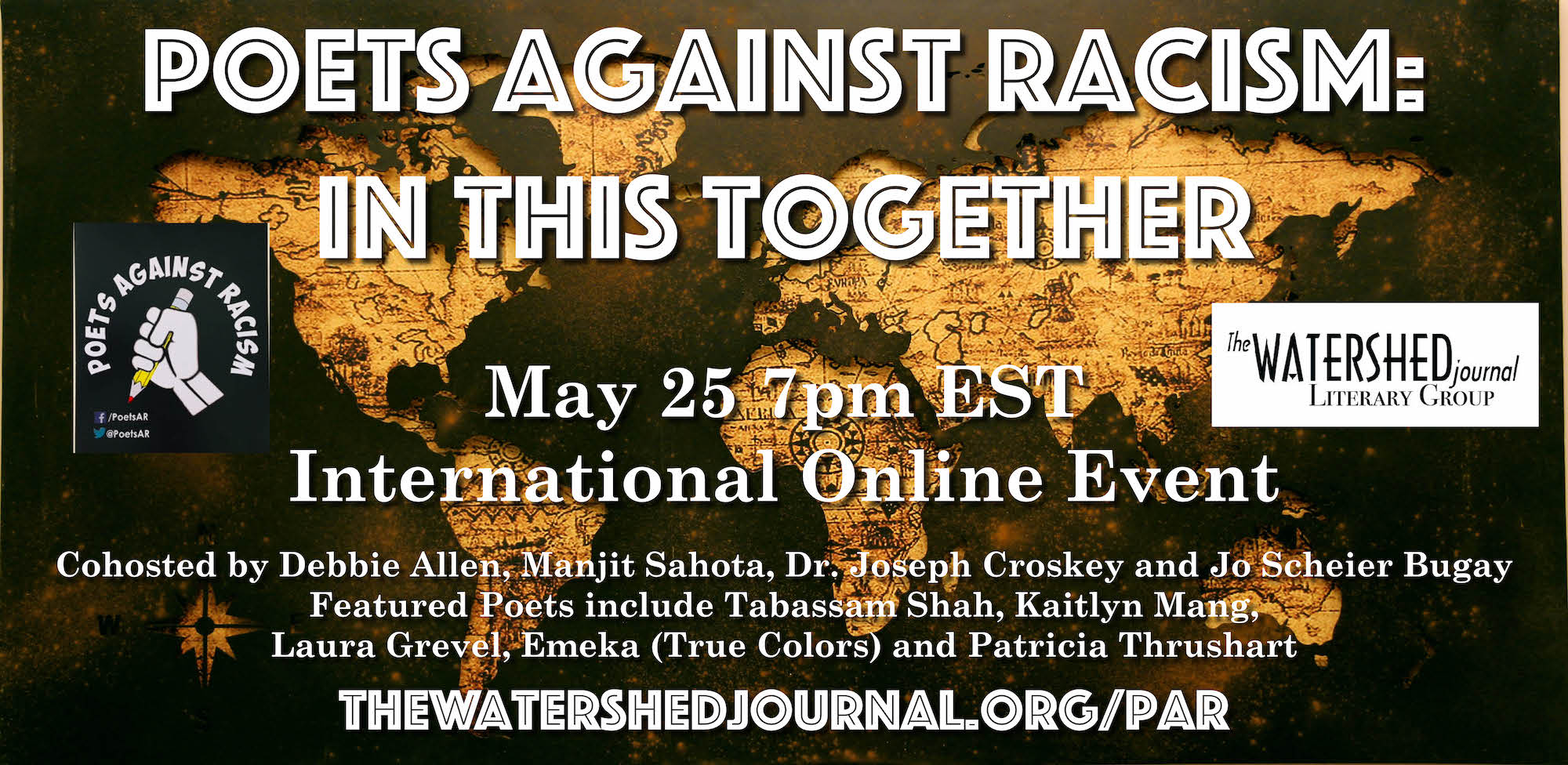 Read more about the article Poets Against Racism: In This Together International Event