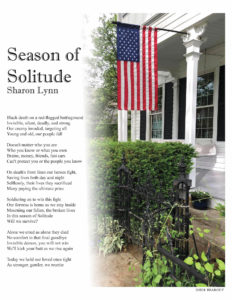 Summer 2021 Edition The Watershed Journal Season of Solitude Sharon Lynn