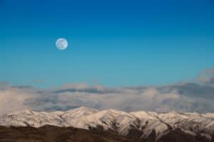 landscape photography of white mountain